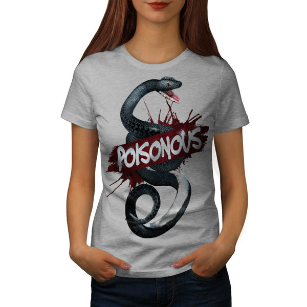 Toxic Snake Nature Womens T-Shirt