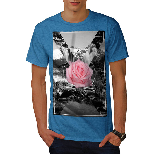 Rocky Mountain Rose Mens T-Shirt