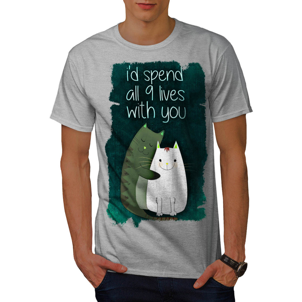 Cat Together Life Mens T-Shirt