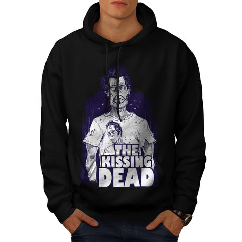 Kissing Undead Fun Mens Hoodie