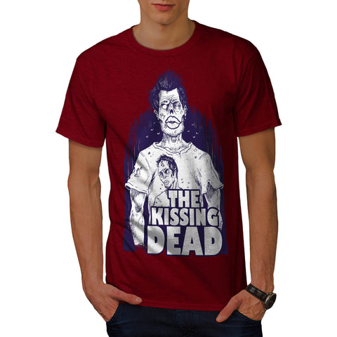 Kissing Undead Fun Mens T-Shirt