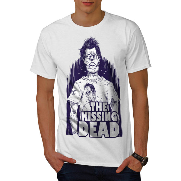 Kissing Undead Fun Mens T-Shirt