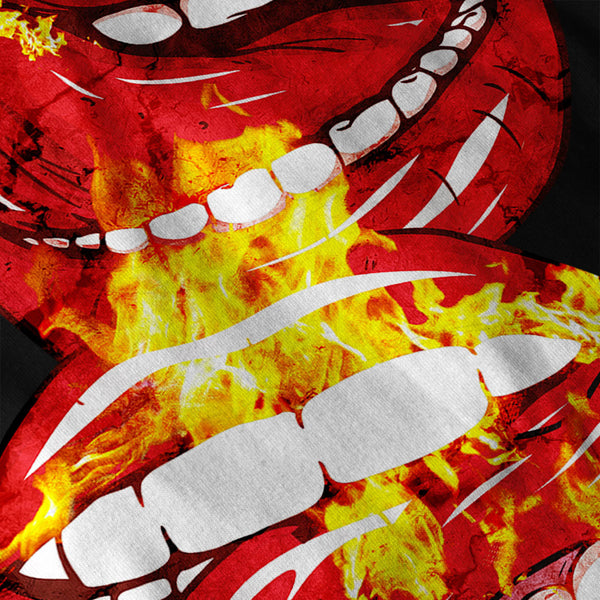 Flaming Lip Art Womens Long Sleeve T-Shirt