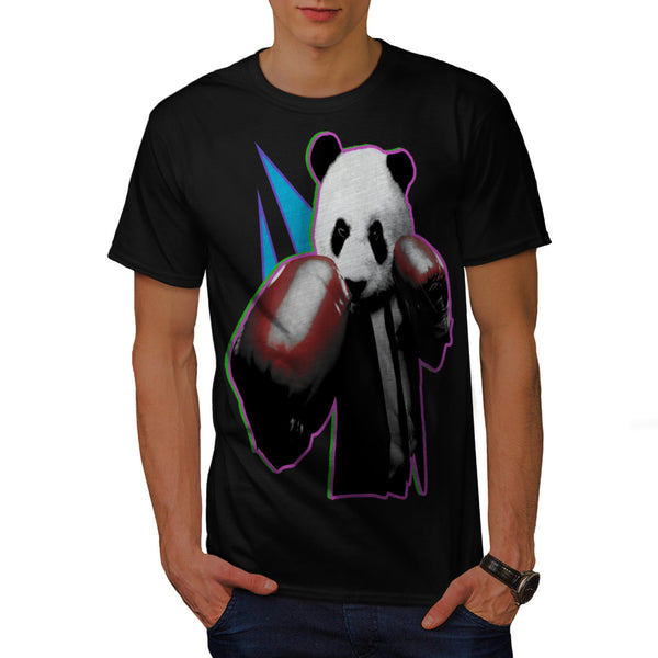 Panda Box Animal Mens T-Shirt