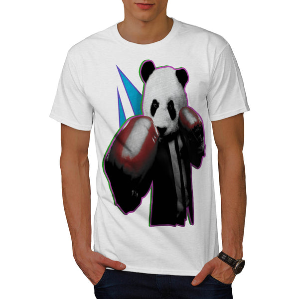 Panda Box Animal Mens T-Shirt