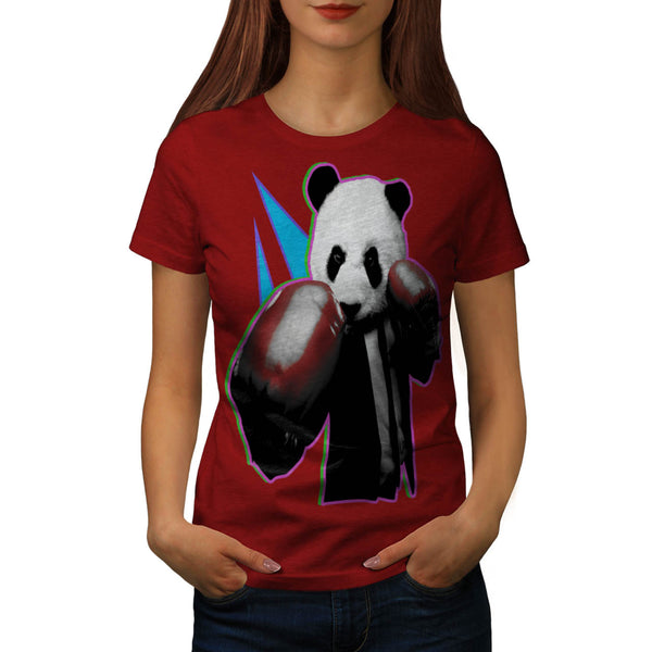 Panda Box Animal Womens T-Shirt