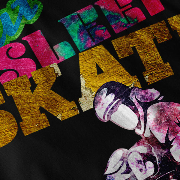 Eat Sleep Skate Fun Womens Hoodie