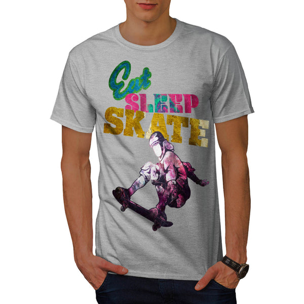 Eat Sleep Skate Fun Mens T-Shirt