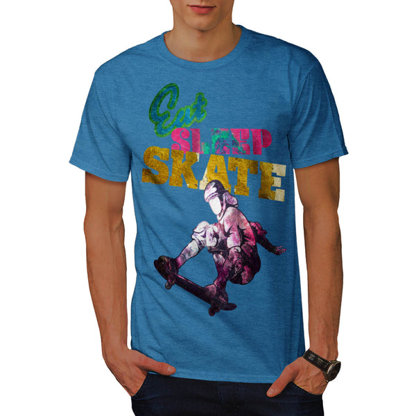 Eat Sleep Skate Fun Mens T-Shirt
