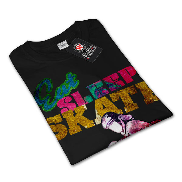 Eat Sleep Skate Fun Mens Long Sleeve T-Shirt