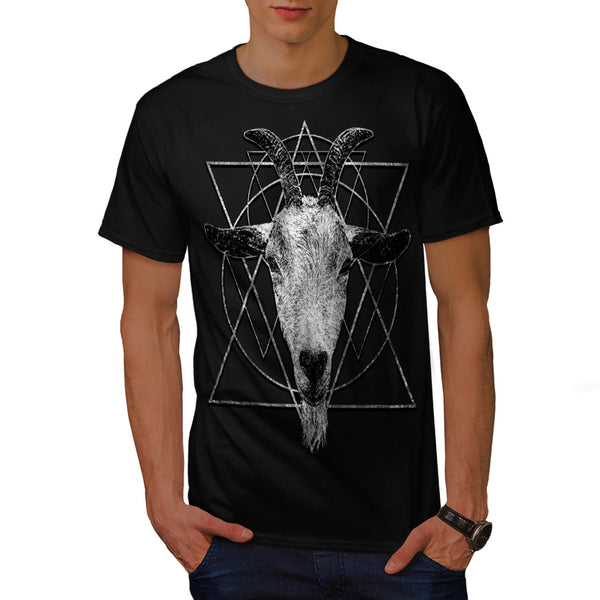 Goat Head Triangle Mens T-Shirt