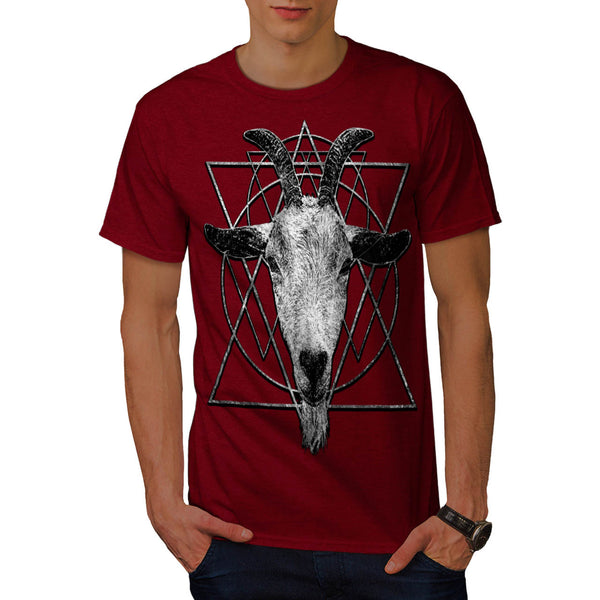 Goat Head Triangle Mens T-Shirt