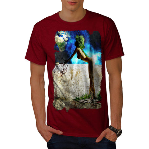 Fantasy Girl Space Mens T-Shirt