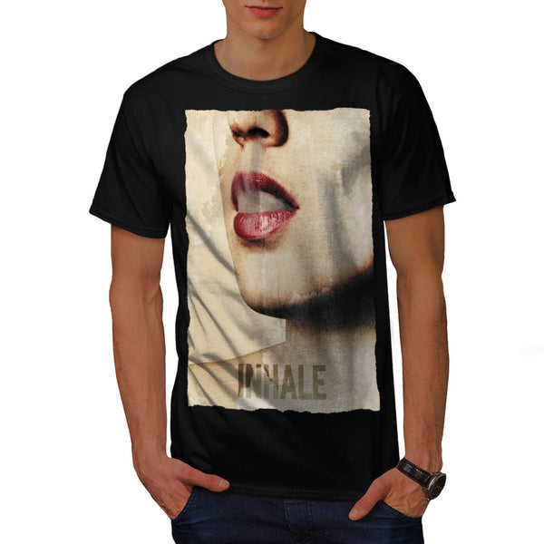 Female Smoker Art Mens T-Shirt