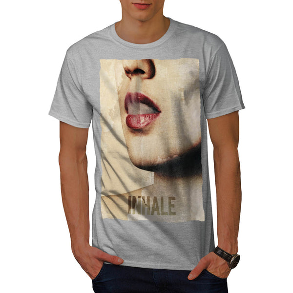 Female Smoker Art Mens T-Shirt