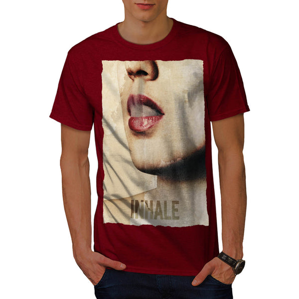 Female Smoker Art Mens T-Shirt