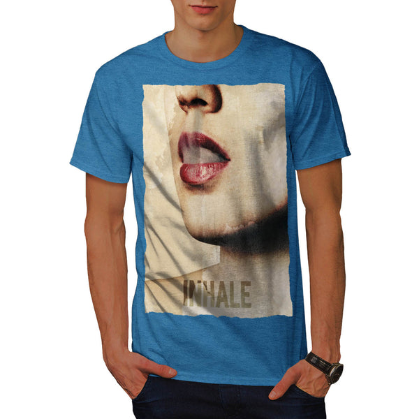 Female Smoker Art Mens T-Shirt