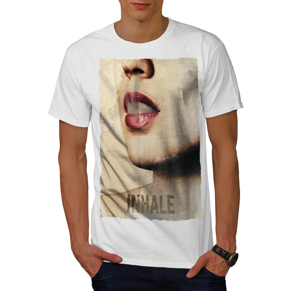 Female Smoker Art Mens T-Shirt