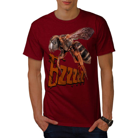 Big Bee Buzz Art Mens T-Shirt