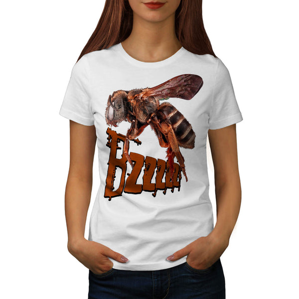 Big Bee Buzz Art Womens T-Shirt