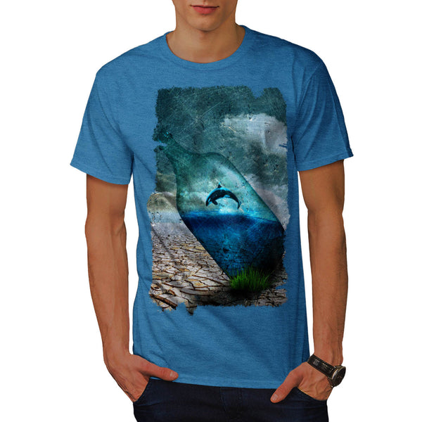 Orca Bottle Nature Mens T-Shirt