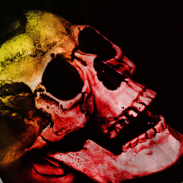Skull Head Glow Art Mens Long Sleeve T-Shirt