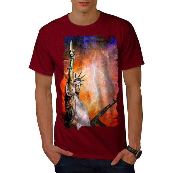 Liberty Statue Irony Mens T-Shirt