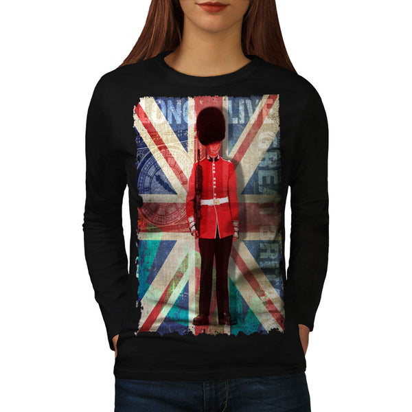 English Guard Flag Womens Long Sleeve T-Shirt