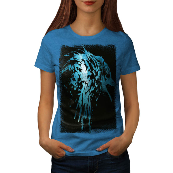 Hawk Bird Head Art Womens T-Shirt
