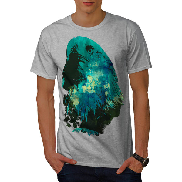 Eagle Head Eye Stare Mens T-Shirt