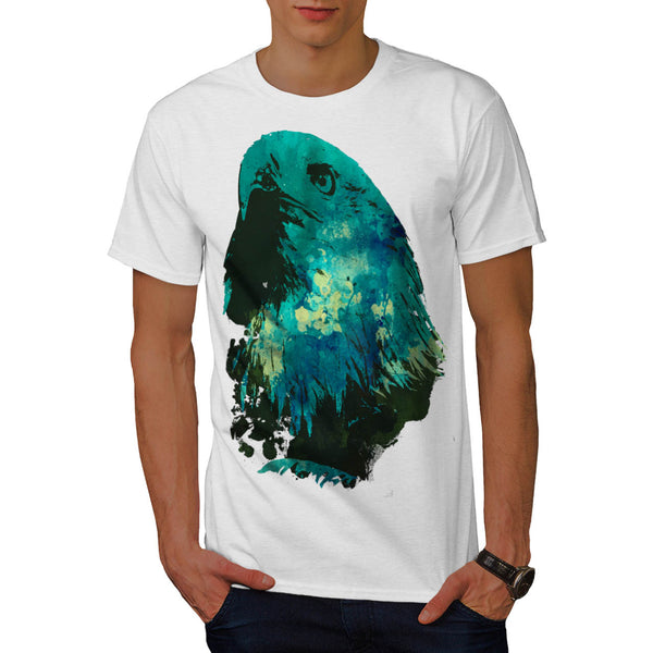 Eagle Head Eye Stare Mens T-Shirt