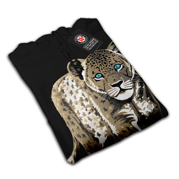 Cute Lion Walking Womens Hoodie
