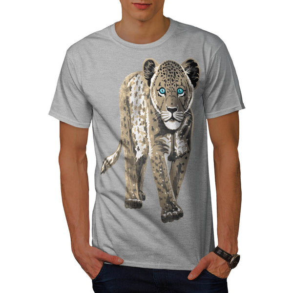 Cute Lion Walking Mens T-Shirt