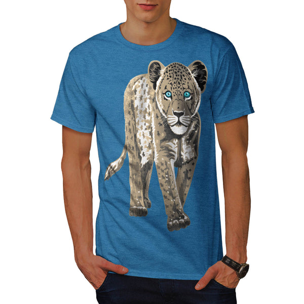 Cute Lion Walking Mens T-Shirt