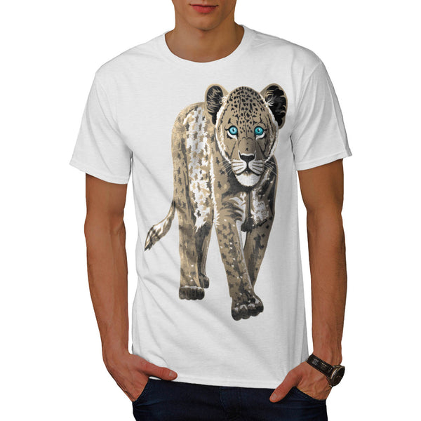 Cute Lion Walking Mens T-Shirt