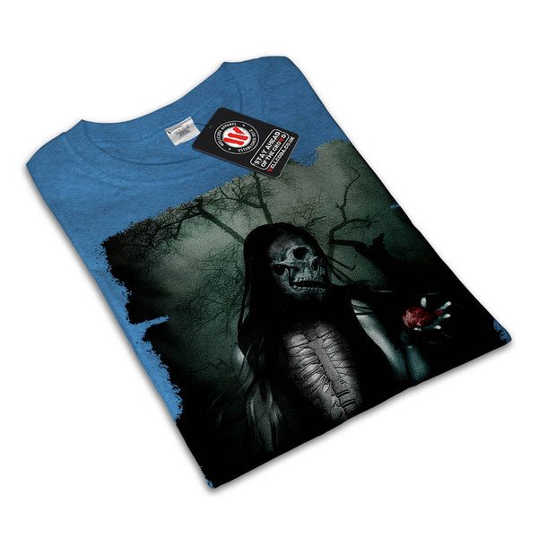 Skull Vampire Heart Womens T-Shirt