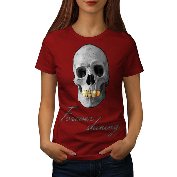 Skull Head Concert Womens T-Shirt