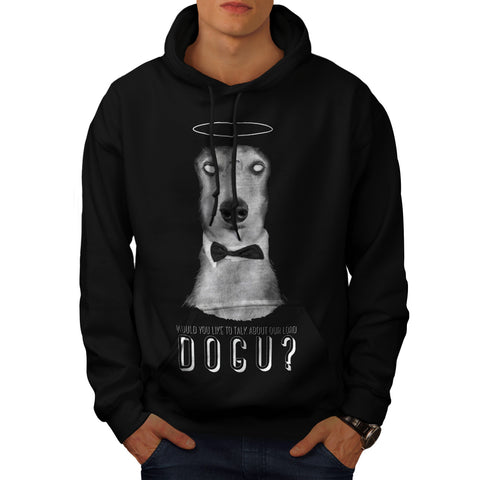 Demonic Satan Dog Mens Hoodie