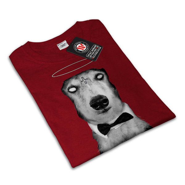 Demonic Satan Dog Womens T-Shirt