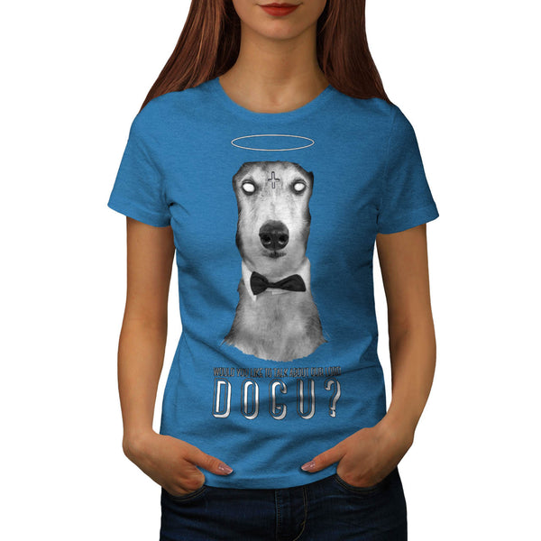 Demonic Satan Dog Womens T-Shirt