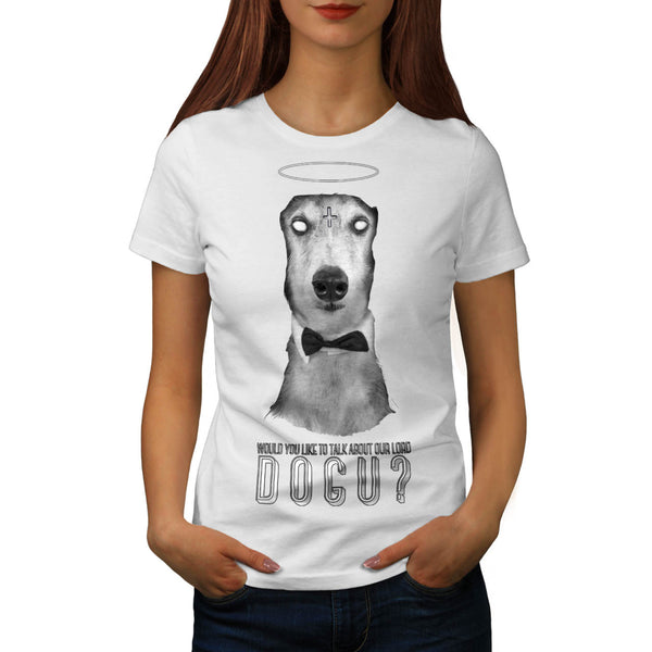 Demonic Satan Dog Womens T-Shirt