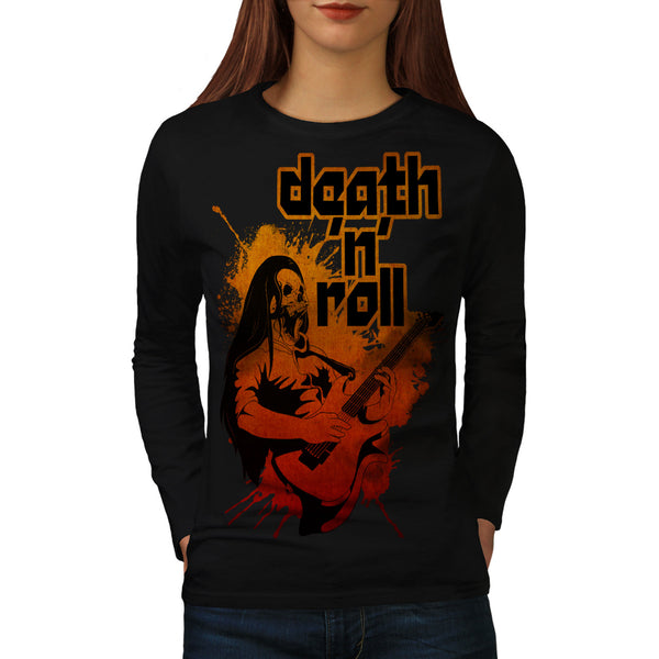 Death'n'Roll Play Womens Long Sleeve T-Shirt
