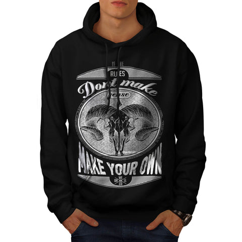 Make Your Own Rules Mens Hoodie