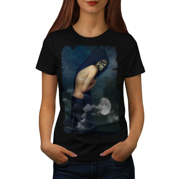 Dead Night Nun Walk Womens T-Shirt