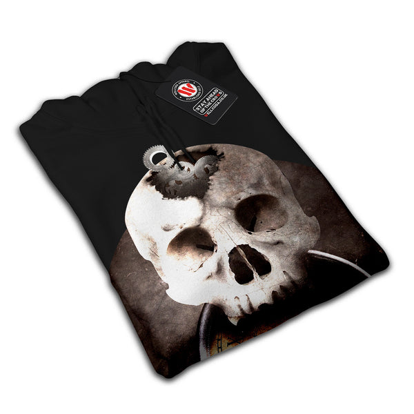 Skull Head Devil Art Womens Hoodie