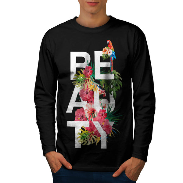 Growing Beauty Art Mens Long Sleeve T-Shirt