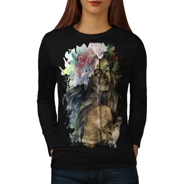 Flower Girl Blossom Womens Long Sleeve T-Shirt