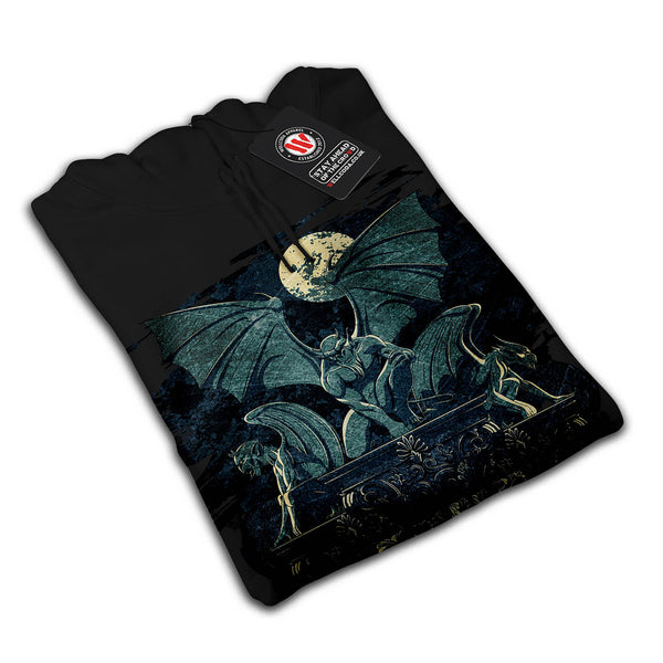 Devil Bat Monster Mens Hoodie
