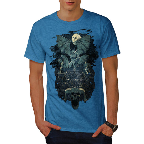 Devil Bat Monster Mens T-Shirt