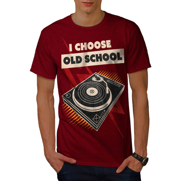 Vinyl Play Nostalgia Mens T-Shirt